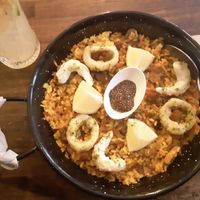 "Sea food" Paella at Bubita Bar in Barcelona