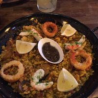 Paella at Bubita Bar in Barcelona