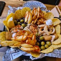 Platter at Bubita Bar in Barcelona