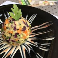 so good: chickpea and vegetables at Veganda in Padua