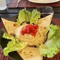Piatto hummus  at Veganda in Padua