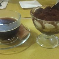 Vegan Tiramisú.
The best Tiramisú I ever had in a lifetime. at Veganda in Padua