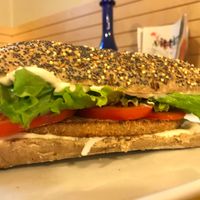 Panini sandwich with tofu  at Veganda in Padua