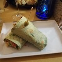 Turkish veghina - vebab style - yum! at Veganda in Padua