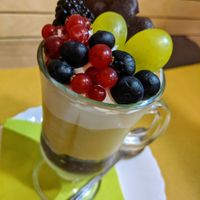 Creamy cup cake at Veganda in Padua