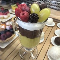 Amazing vegan deserts and creams :) at Veganda in Padua