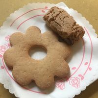 Lemon frolla and chocolate cantucci at Veganda in Padua