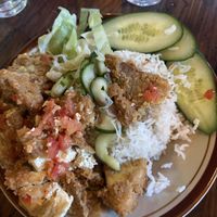 Tempe and tofu geprek   at Café Warung Pas in Noord-holland