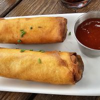 Giant Spring rolls at Inn on the Lake  in Gravesend