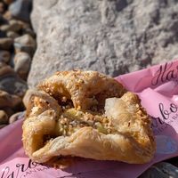 Vanilla & hazelnut crown at Harbours Vegan Bakery in Lancing