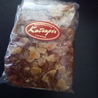 Vegan spicy cake at Katsaros in Glyfada