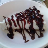 panna cotta cheesecake at Panino Vegano in Florence