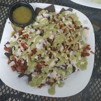 Nachos pastor at Avocado Vegetariano - Santa Gertrudis Copo in Merida
