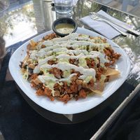 Veganachos micros at Avocado Vegetariano - Santa Gertrudis Copo in Merida