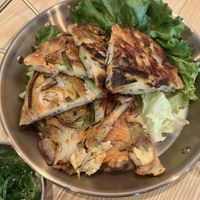 Vegetable pancake  at BaBbi BaBbi Korean Kitchen in Winter Garden