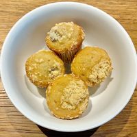 Vanilla muffins  at Feast in Dubai