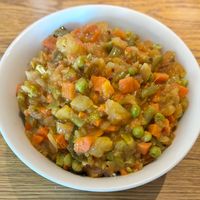 Vegetable curry at Feast in Dubai