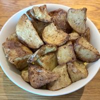 Roasted potatoes  at Feast in Dubai
