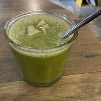 Tropical cure smoothie. A little small for the price, but good flavour.   at Miss Green - Dunhua in Taipei