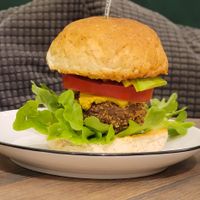 Avocado burger   at Miss Green - Dunhua in Taipei