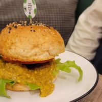 Burger with truffle sauce   at Miss Green - Dunhua in Taipei