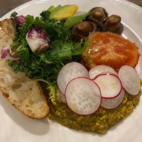 Vegan truffle egg “bowl”   at Miss Green - Dunhua in Taipei