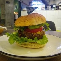 Avocado burger at Miss Green - Dunhua in Taipei