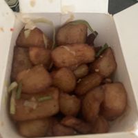 Spicy Thai fried potatoes  at Camille  in County Dublin