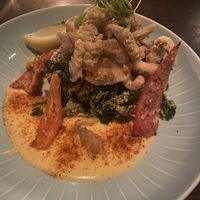 Mushroom “calamari"  at Charlie Was a Sinner in Philadelphia