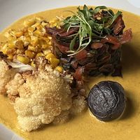 Sautéed chard & massaman curry  at Charlie Was a Sinner in Philadelphia