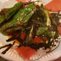 Charred peppers at Charlie Was a Sinner in Philadelphia