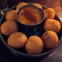 Potato croquettes at Charlie Was a Sinner in Philadelphia