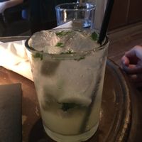 basil fennel lemon soda mocktail at Charlie Was a Sinner in Philadelphia