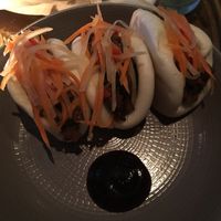 Caramelized Eggplant Bao Buns at Charlie Was a Sinner in Philadelphia