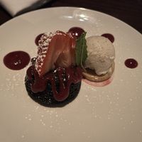 Chocolate molten cakee  at Charlie Was a Sinner in Philadelphia