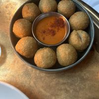 Potatoe croquets  at Charlie Was a Sinner in Philadelphia