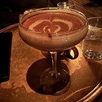 “Done and dusted” - coffee liqueur, nizza espresso, housemade creme liqueur  at Charlie Was a Sinner in Philadelphia