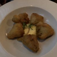 Artichoke fritters  at Charlie Was a Sinner in Philadelphia