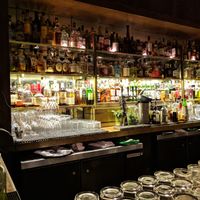 Well stocked bar at Charlie Was a Sinner in Philadelphia