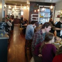 Bar seating at V Street in Philadelphia
