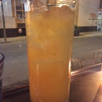 Orange kombucha  at V Street in Philadelphia