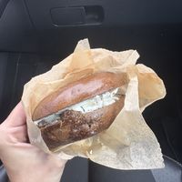 Went back and had a pumpernickel bagel with vegan cream cheese. Was delicious!!!   at Sophie's Bagels  in Pendleton