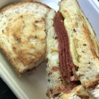 Reuben on rye at Veggie Grill in Mountain View