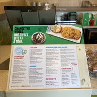 Latest and greatest menu  at Veggie Grill in Mountain View