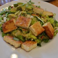 Summer Special CRISPY GRAINS
AND GREENS BOWL (good but not the best, crispy tofu was quite good) at Veggie Grill in Mountain View