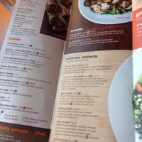 Their menu again. at Veggie Grill in Mountain View