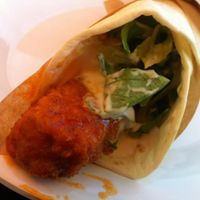 The mini Buffalo Wrap - one of my favorite options!  at Veggie Grill in Mountain View