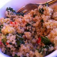 Quinoa - Kale Salad, super fresh and yummy!  at Veggie Grill in Mountain View