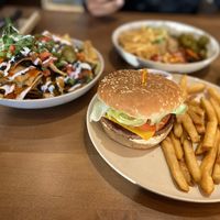 Beyond burger at Veggie Grill in Mountain View