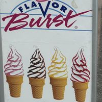 Visual poster drawing to explain description   at Sweetwater (Ice Cream) in North Carolina
